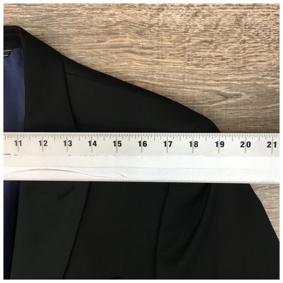 Mens David Donahue Tuxedo Blazer Sport Coat Sport Jacket‎ Wool 42L Button Suits - Picture 10 of 13